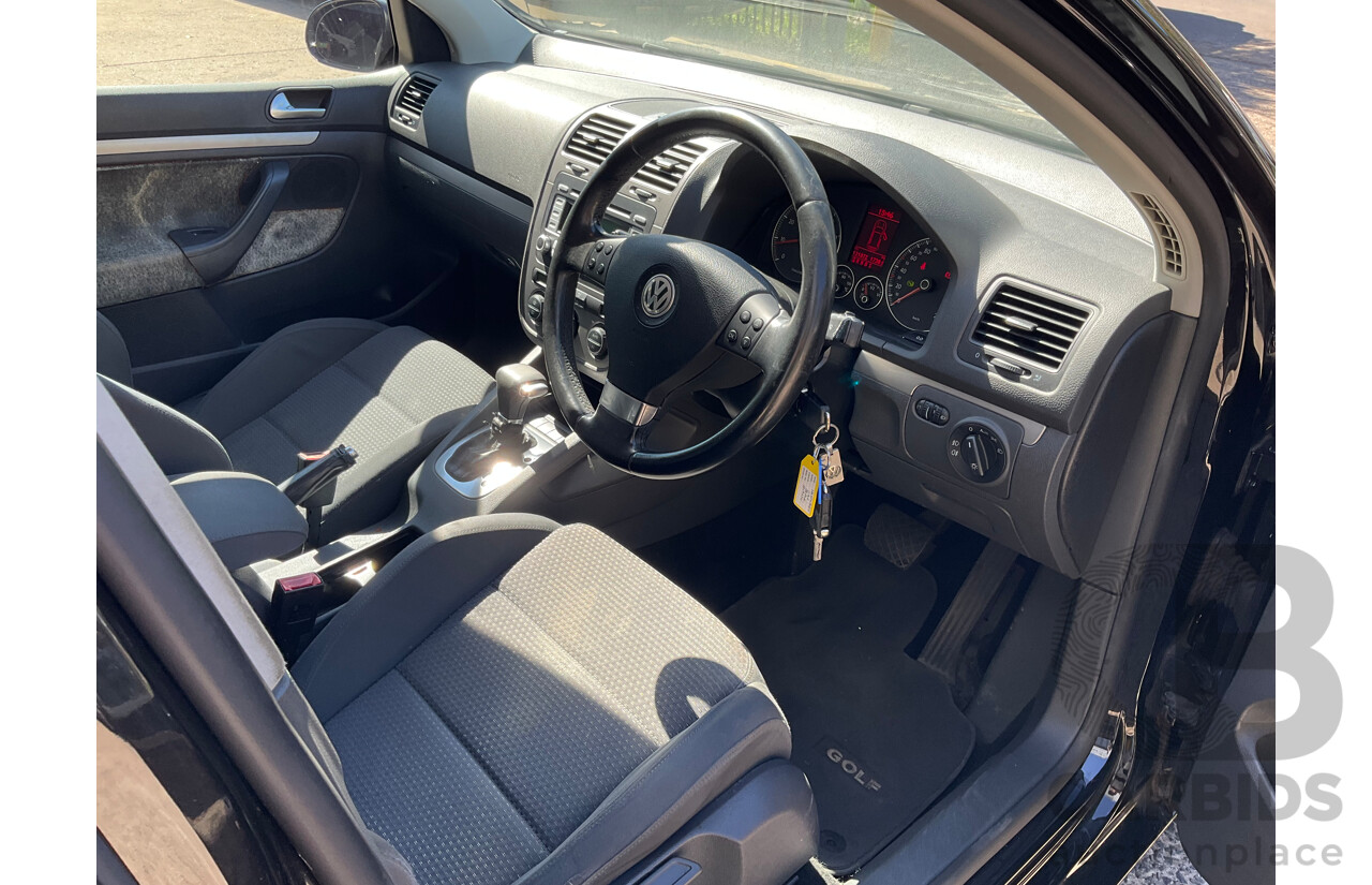 6/2008 Volkswagen Golf 2.0 TDI Pacific 1K MY08 Upgrade 5d Hatchback Deep Black Pearl Turbo Diesel 2.0L