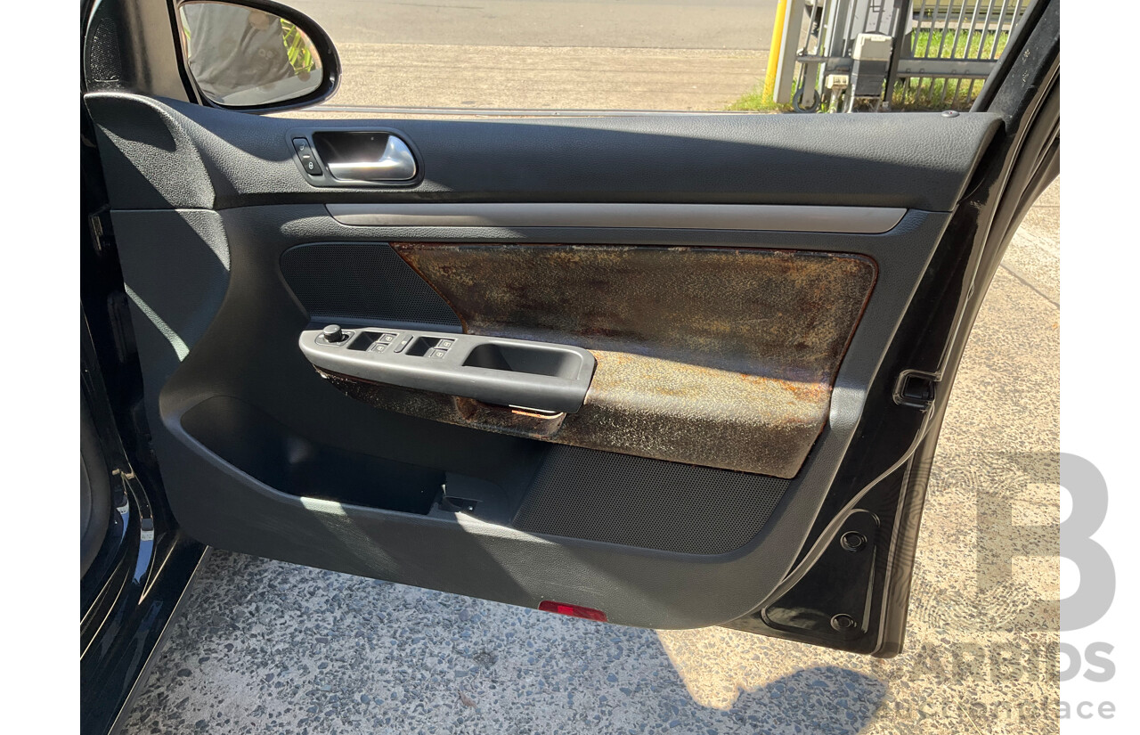 6/2008 Volkswagen Golf 2.0 TDI Pacific 1K MY08 Upgrade 5d Hatchback Deep Black Pearl Turbo Diesel 2.0L