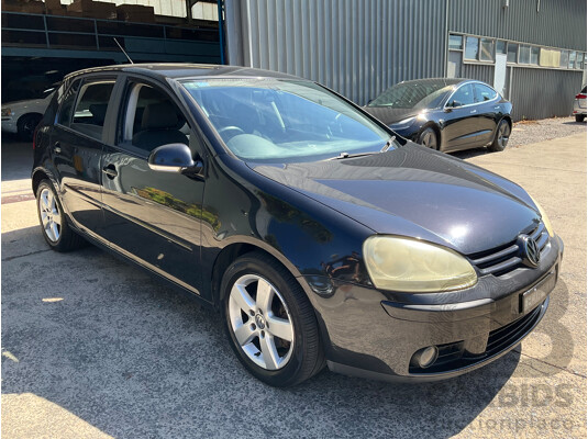 6/2008 Volkswagen Golf 2.0 TDI Pacific 1K MY08 Upgrade 5d Hatchback Deep Black Pearl Turbo Diesel 2.0L