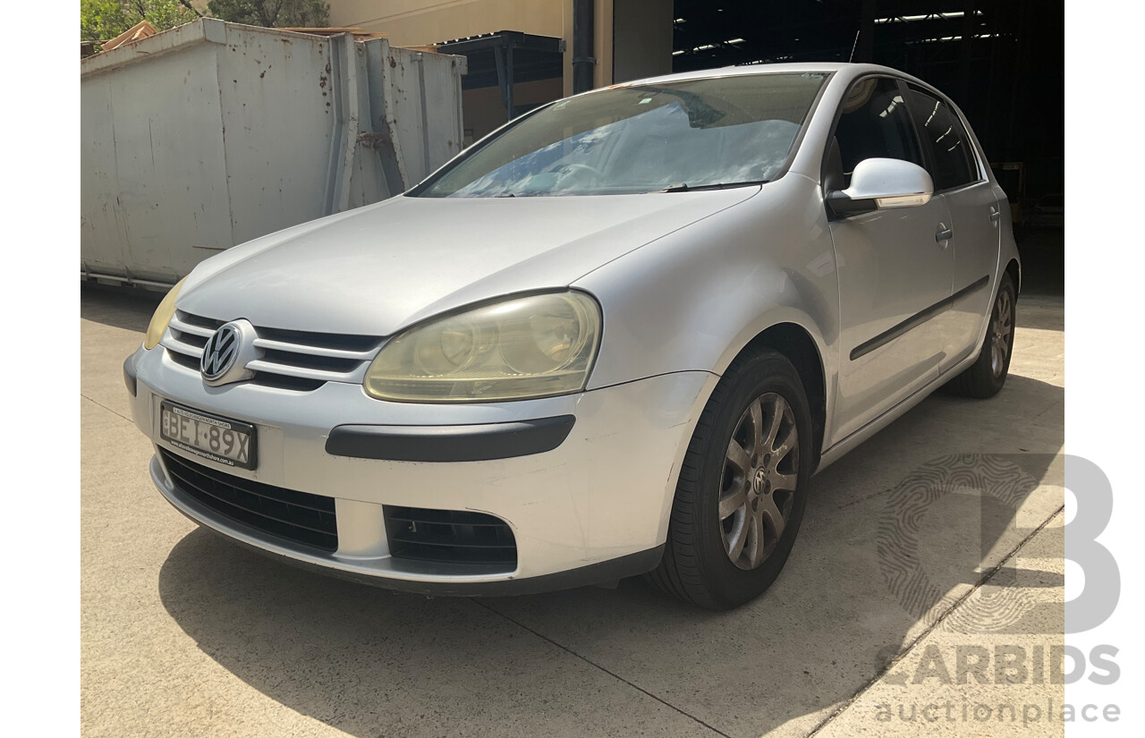 12/2007 Volkswagen Golf 1.6 Comfortline 1K MY08 UPGRADE 5d Hatchback Reflex Silver Metallic 1.6L