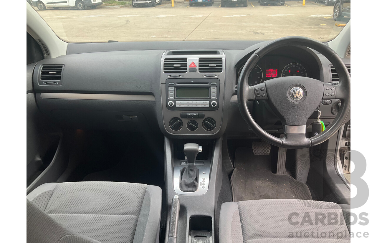 12/2007 Volkswagen Golf 1.6 Comfortline 1K MY08 UPGRADE 5d Hatchback Reflex Silver Metallic 1.6L