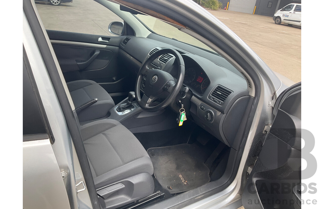 12/2007 Volkswagen Golf 1.6 Comfortline 1K MY08 UPGRADE 5d Hatchback Reflex Silver Metallic 1.6L