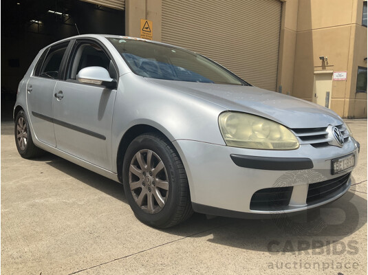 12/2007 Volkswagen Golf 1.6 Comfortline 1K MY08 UPGRADE 5d Hatchback Reflex Silver Metallic 1.6L