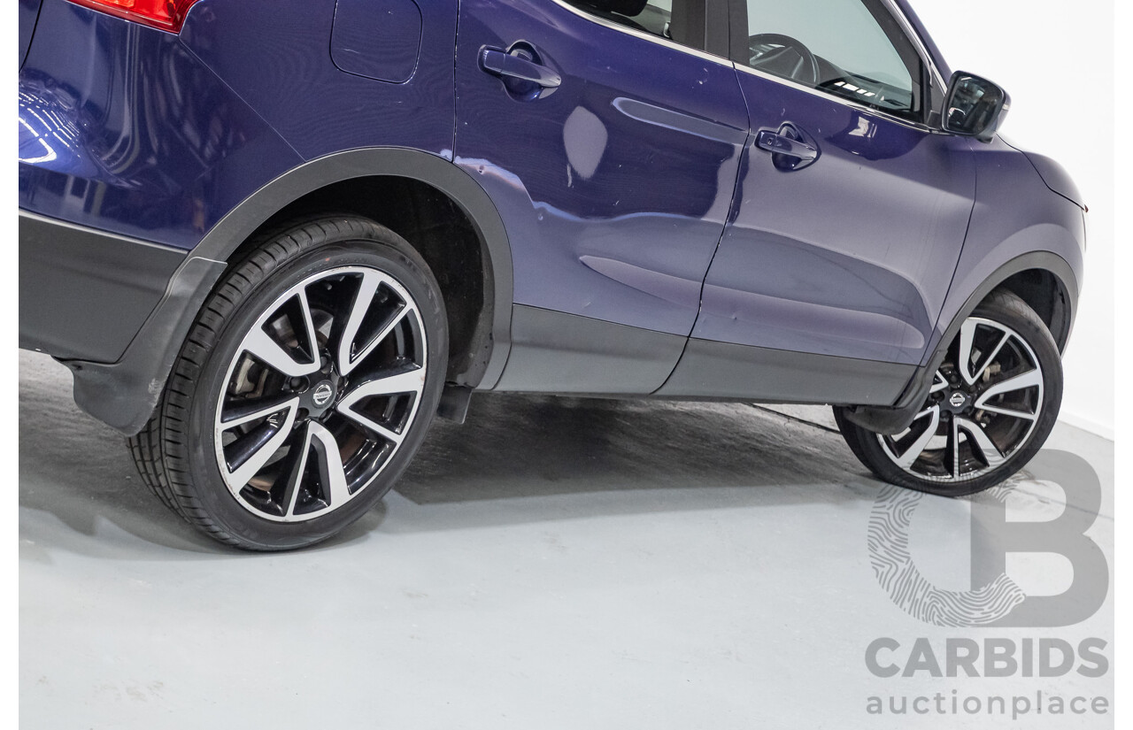 07/2016 Nissan Qashqai Ti J11 4D Wagon Ink Blue Metallic 2.0L