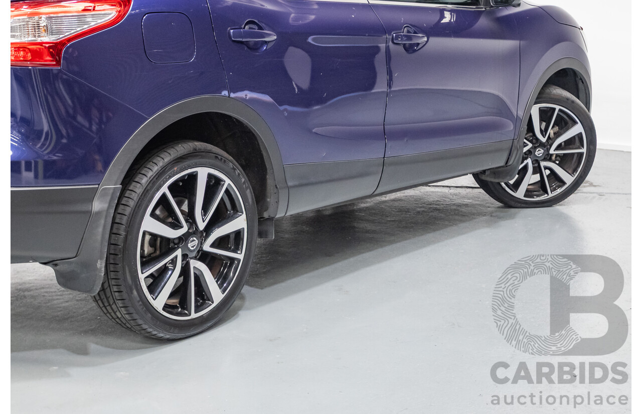 07/2016 Nissan Qashqai Ti J11 4D Wagon Ink Blue Metallic 2.0L