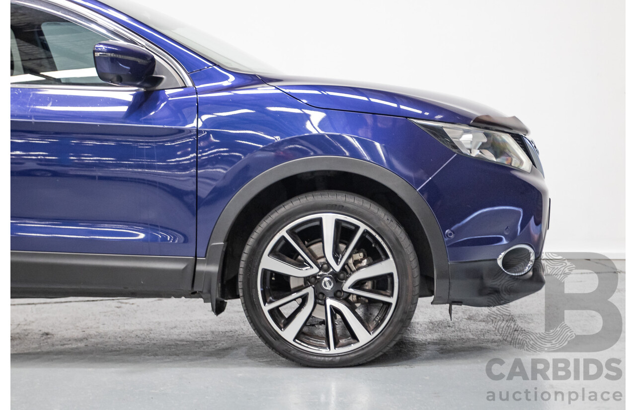 07/2016 Nissan Qashqai Ti J11 4D Wagon Ink Blue Metallic 2.0L