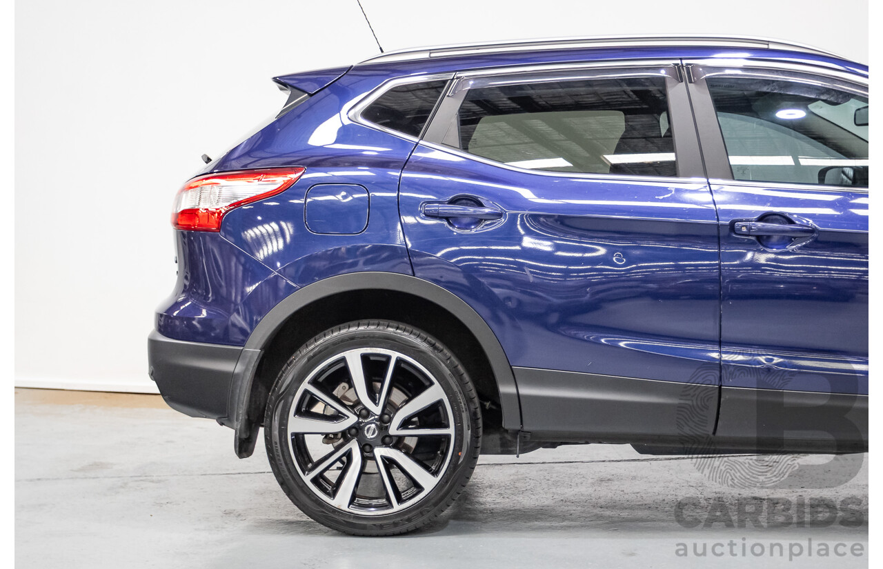 07/2016 Nissan Qashqai Ti J11 4D Wagon Ink Blue Metallic 2.0L