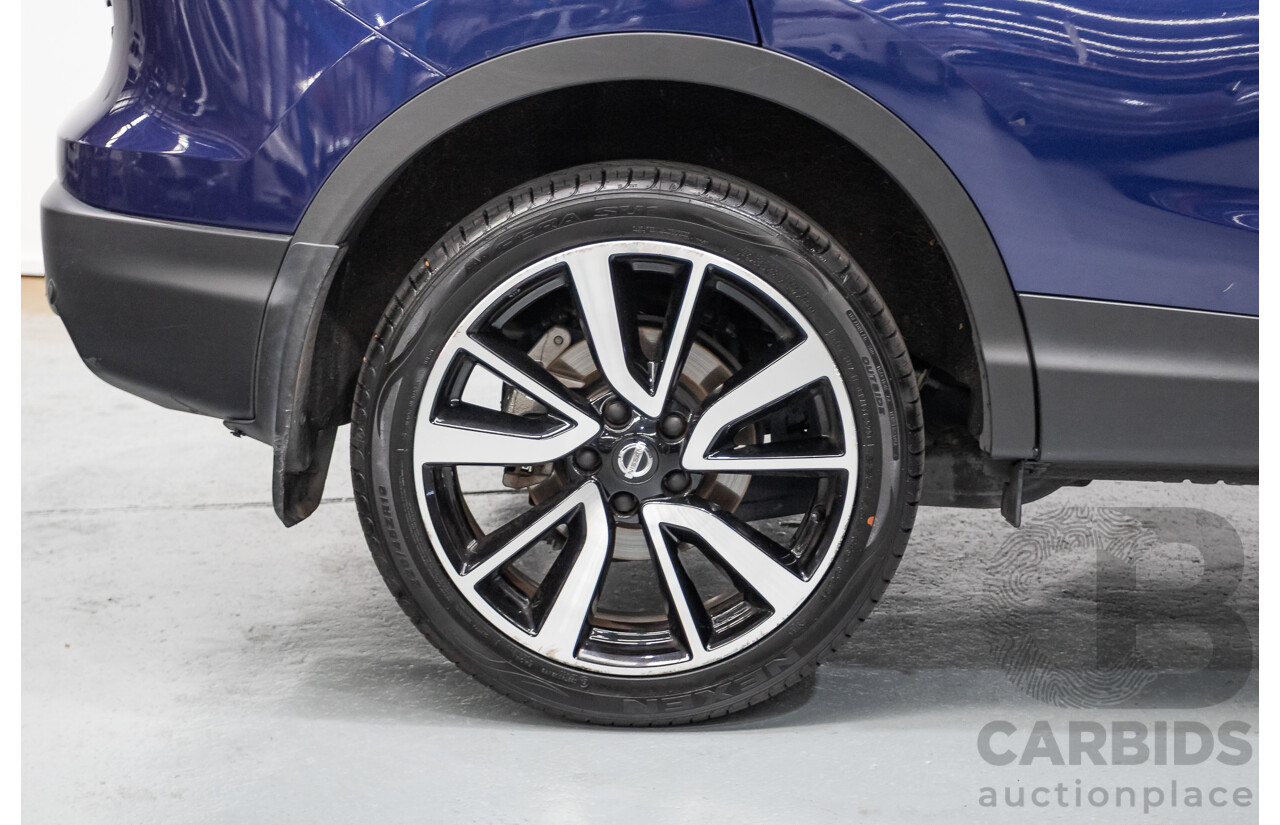 07/2016 Nissan Qashqai Ti J11 4D Wagon Ink Blue Metallic 2.0L