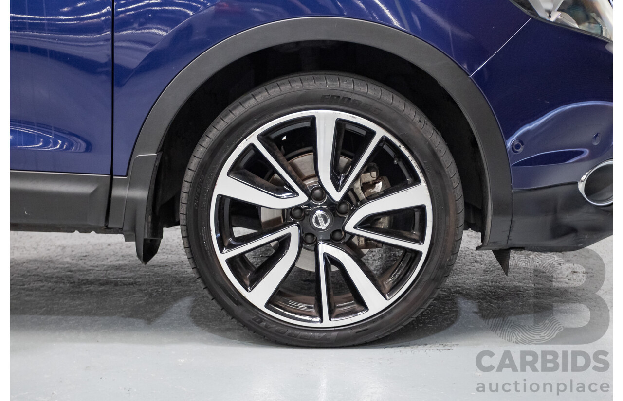07/2016 Nissan Qashqai Ti J11 4D Wagon Ink Blue Metallic 2.0L