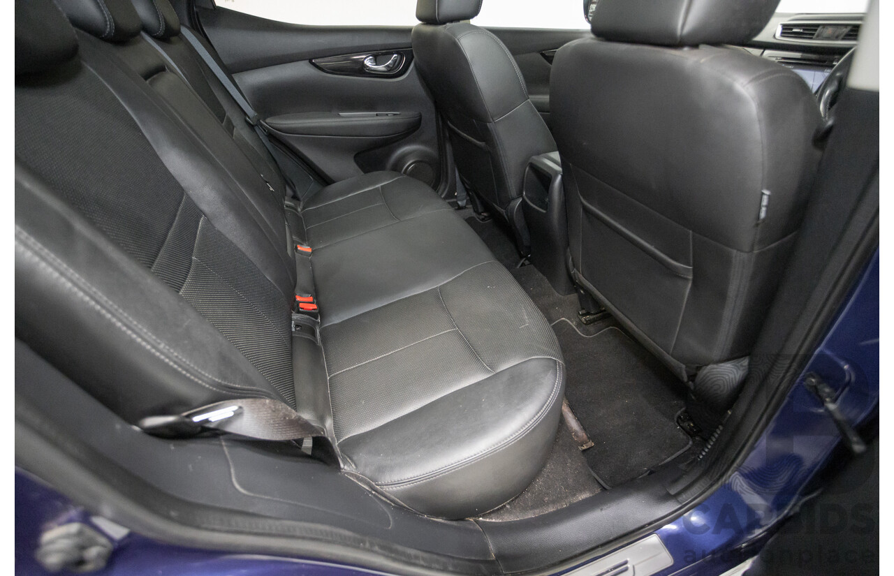 07/2016 Nissan Qashqai Ti J11 4D Wagon Ink Blue Metallic 2.0L