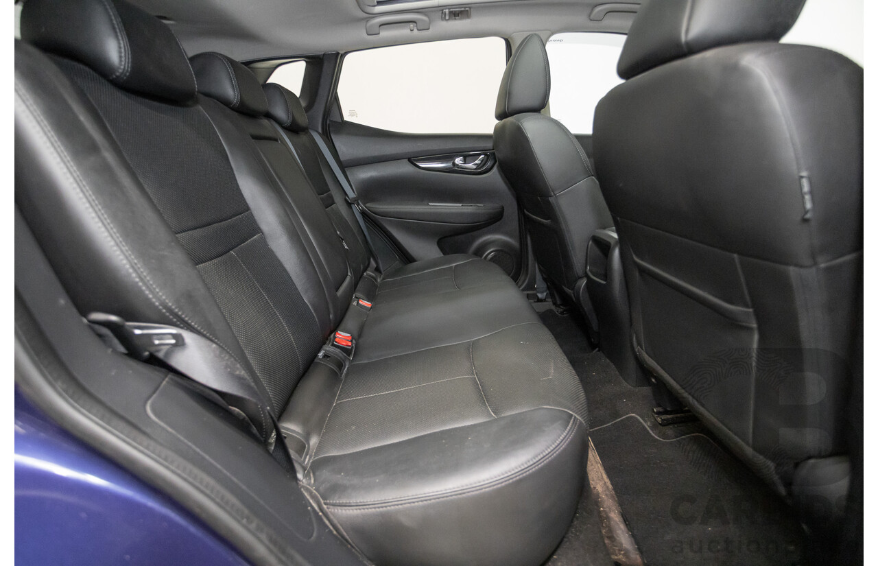 07/2016 Nissan Qashqai Ti J11 4D Wagon Ink Blue Metallic 2.0L