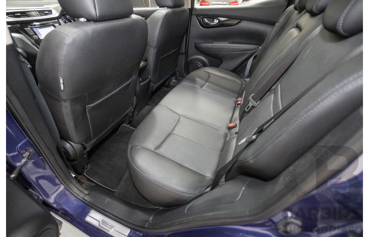07/2016 Nissan Qashqai Ti J11 4D Wagon Ink Blue Metallic 2.0L