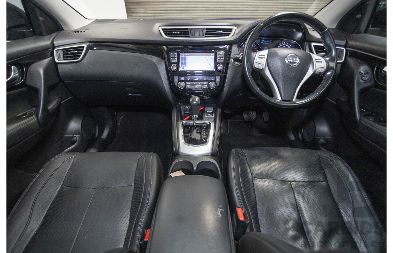 07/2016 Nissan Qashqai Ti J11 4D Wagon Ink Blue Metallic 2.0L