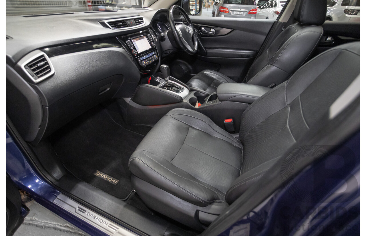 07/2016 Nissan Qashqai Ti J11 4D Wagon Ink Blue Metallic 2.0L