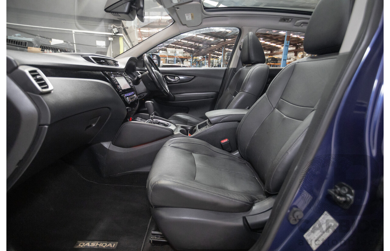 07/2016 Nissan Qashqai Ti J11 4D Wagon Ink Blue Metallic 2.0L