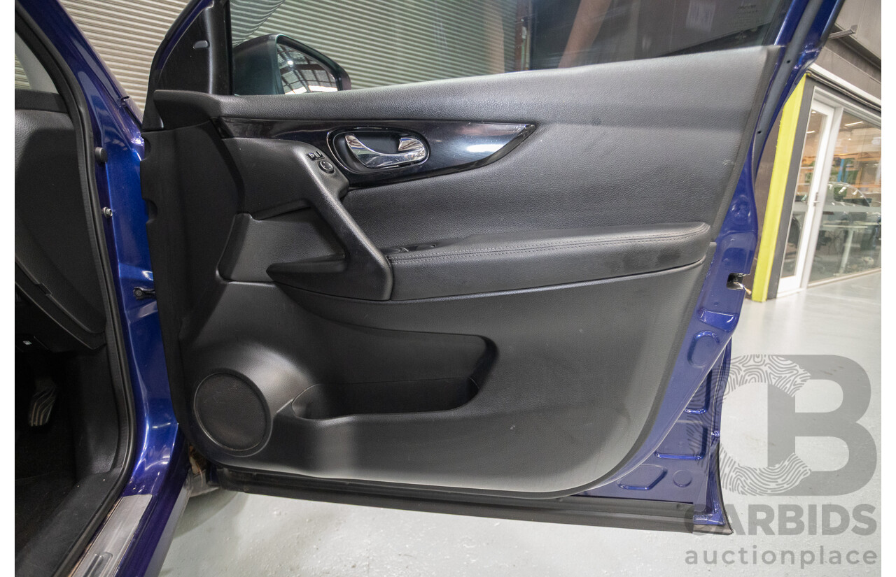 07/2016 Nissan Qashqai Ti J11 4D Wagon Ink Blue Metallic 2.0L