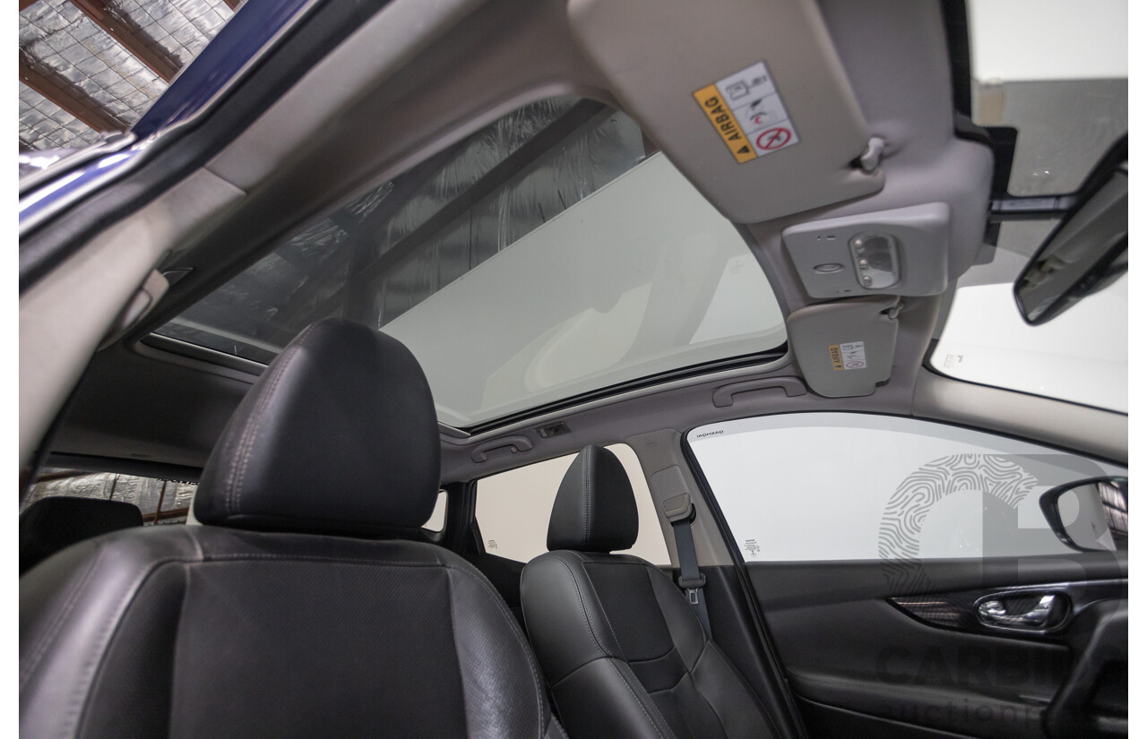 07/2016 Nissan Qashqai Ti J11 4D Wagon Ink Blue Metallic 2.0L