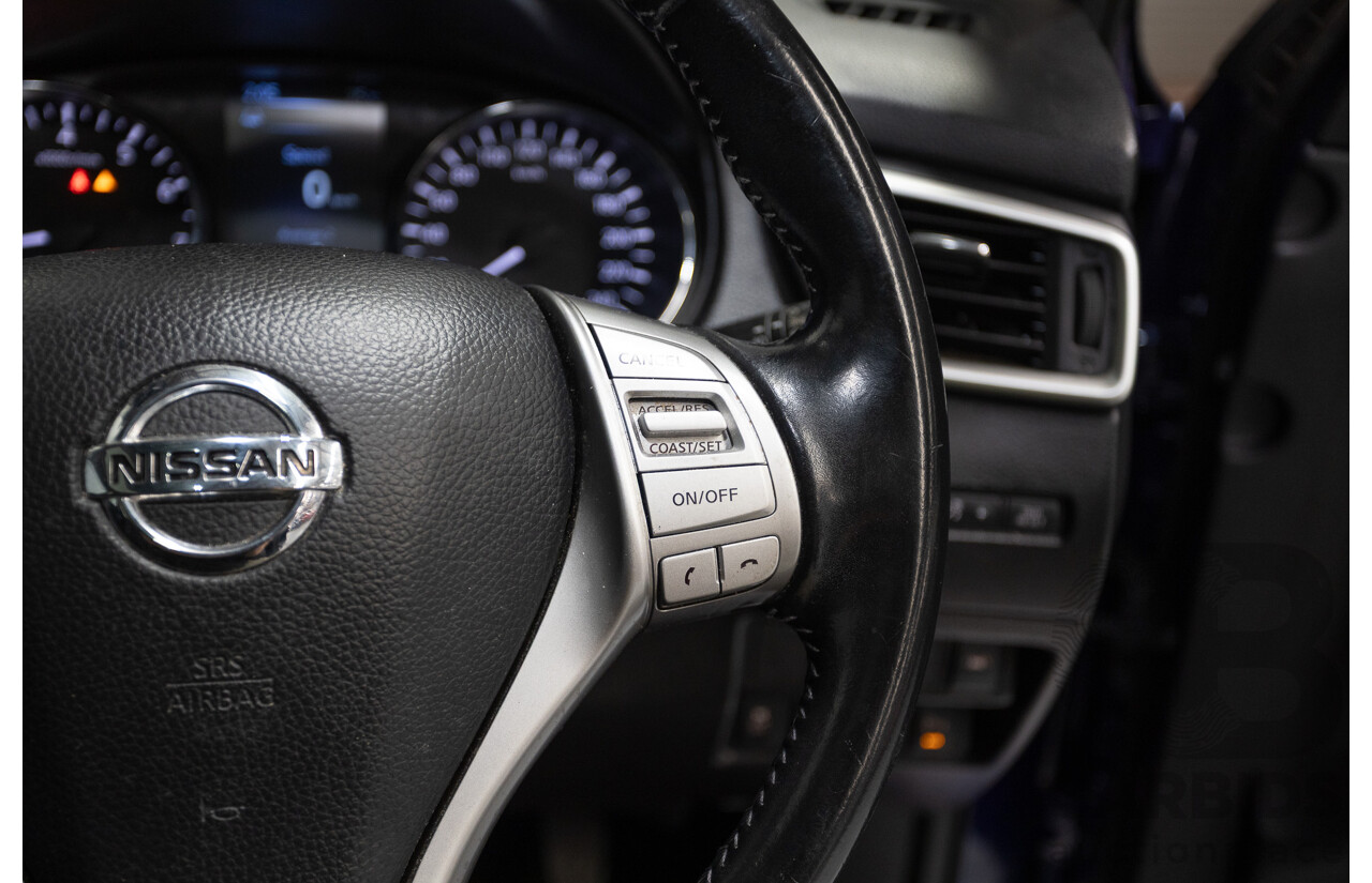 07/2016 Nissan Qashqai Ti J11 4D Wagon Ink Blue Metallic 2.0L