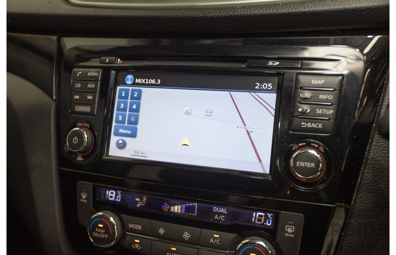 07/2016 Nissan Qashqai Ti J11 4D Wagon Ink Blue Metallic 2.0L