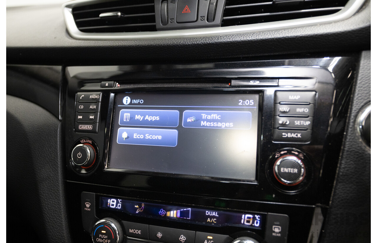 07/2016 Nissan Qashqai Ti J11 4D Wagon Ink Blue Metallic 2.0L