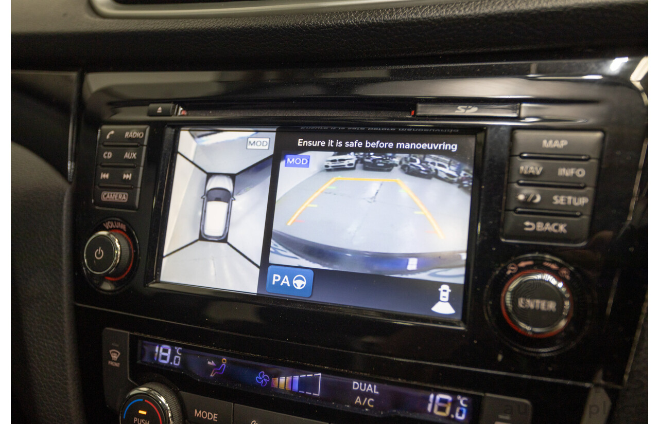 07/2016 Nissan Qashqai Ti J11 4D Wagon Ink Blue Metallic 2.0L