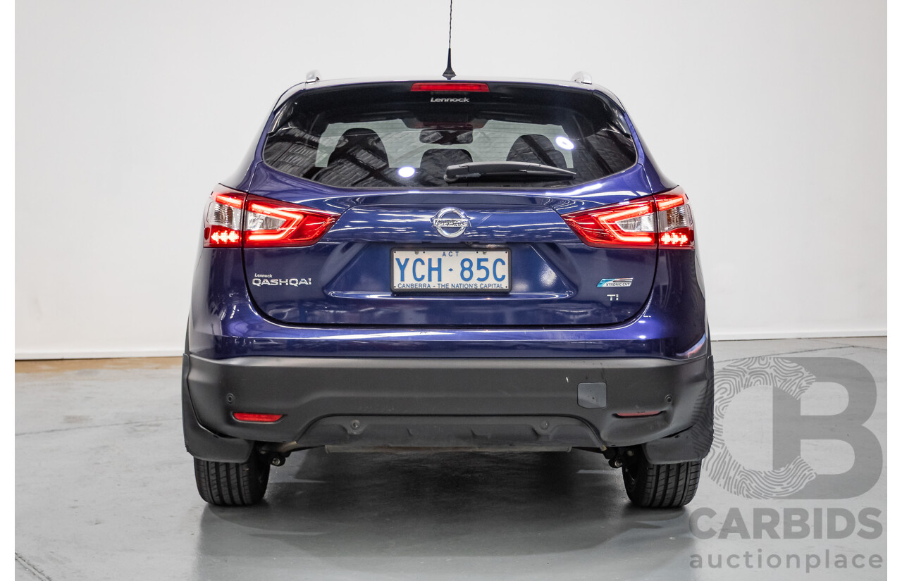 07/2016 Nissan Qashqai Ti J11 4D Wagon Ink Blue Metallic 2.0L