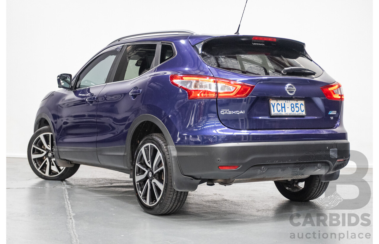 07/2016 Nissan Qashqai Ti J11 4D Wagon Ink Blue Metallic 2.0L