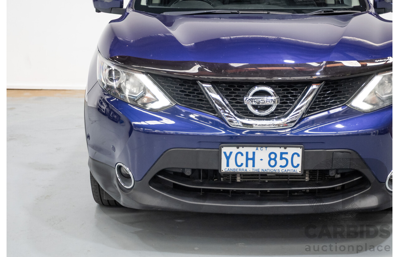 07/2016 Nissan Qashqai Ti J11 4D Wagon Ink Blue Metallic 2.0L