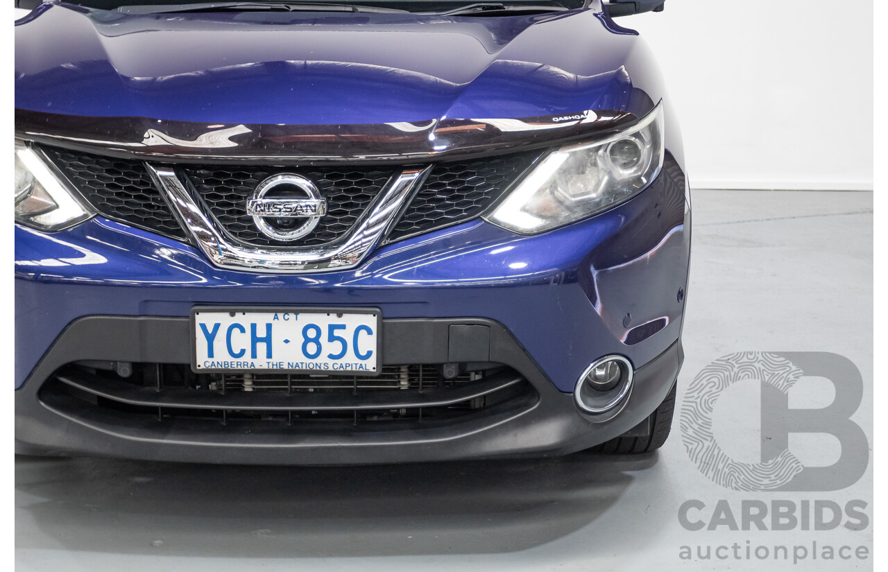 07/2016 Nissan Qashqai Ti J11 4D Wagon Ink Blue Metallic 2.0L