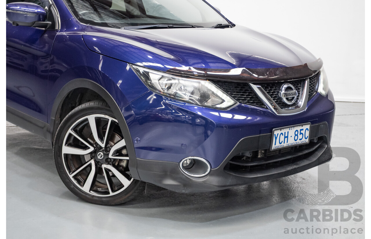 07/2016 Nissan Qashqai Ti J11 4D Wagon Ink Blue Metallic 2.0L