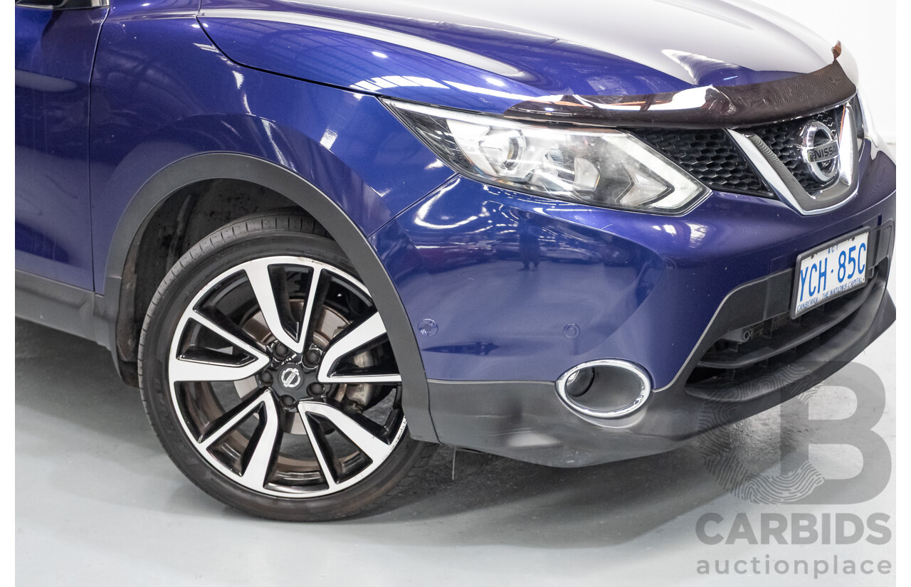 07/2016 Nissan Qashqai Ti J11 4D Wagon Ink Blue Metallic 2.0L