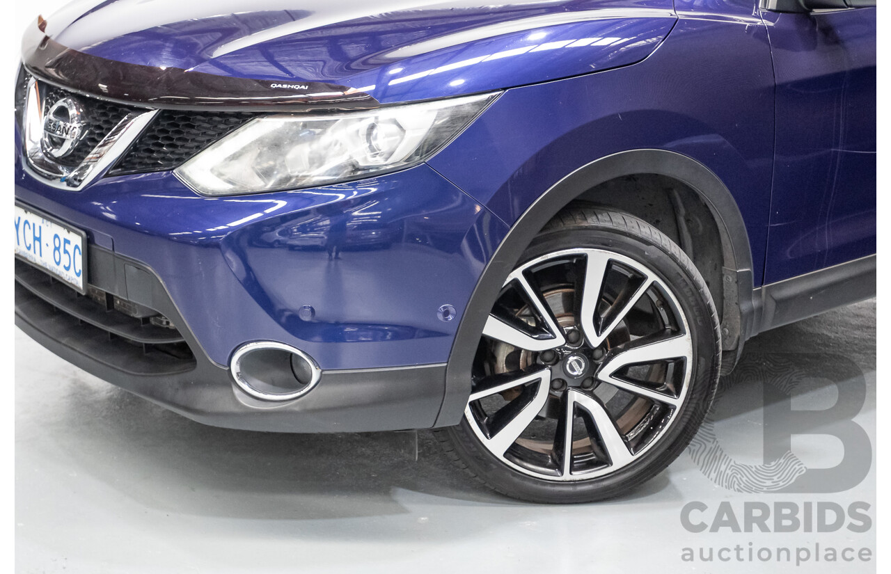 07/2016 Nissan Qashqai Ti J11 4D Wagon Ink Blue Metallic 2.0L