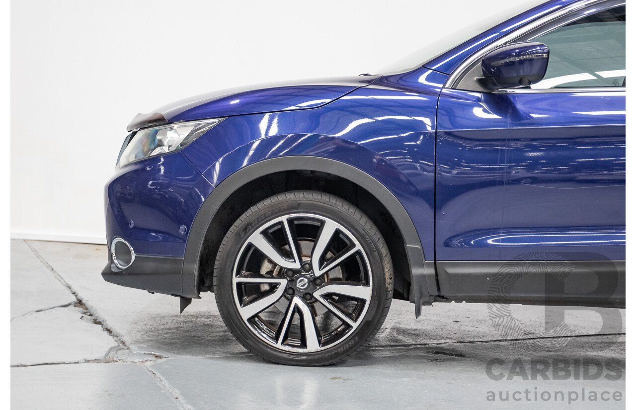 07/2016 Nissan Qashqai Ti J11 4D Wagon Ink Blue Metallic 2.0L