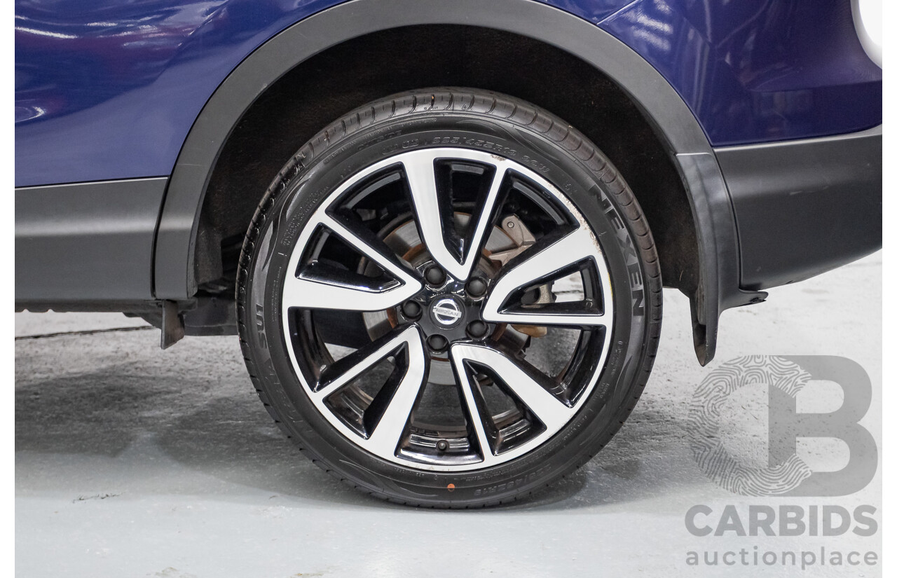 07/2016 Nissan Qashqai Ti J11 4D Wagon Ink Blue Metallic 2.0L