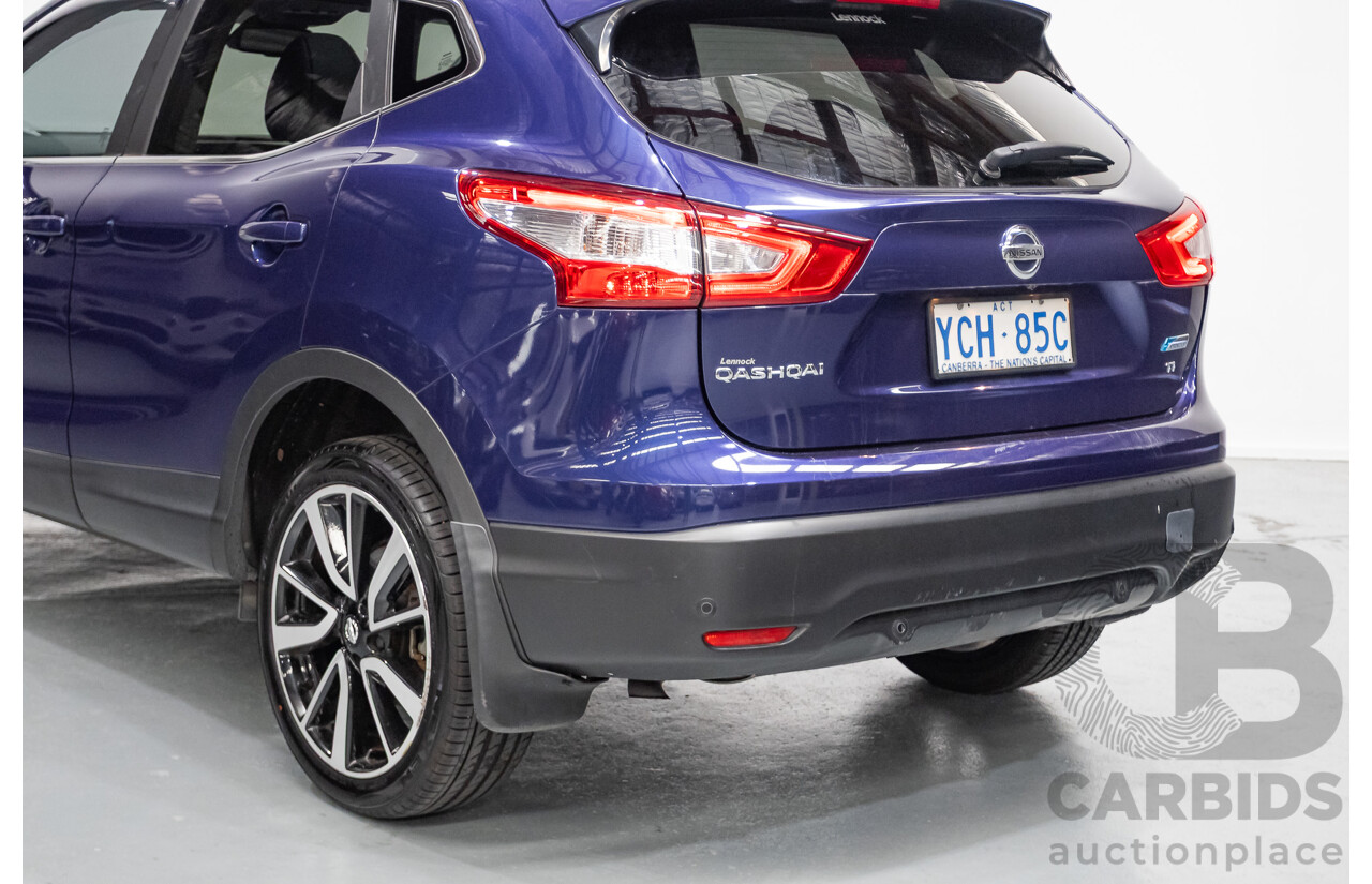 07/2016 Nissan Qashqai Ti J11 4D Wagon Ink Blue Metallic 2.0L