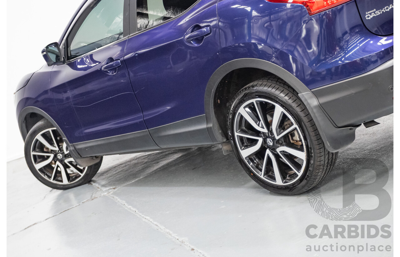 07/2016 Nissan Qashqai Ti J11 4D Wagon Ink Blue Metallic 2.0L