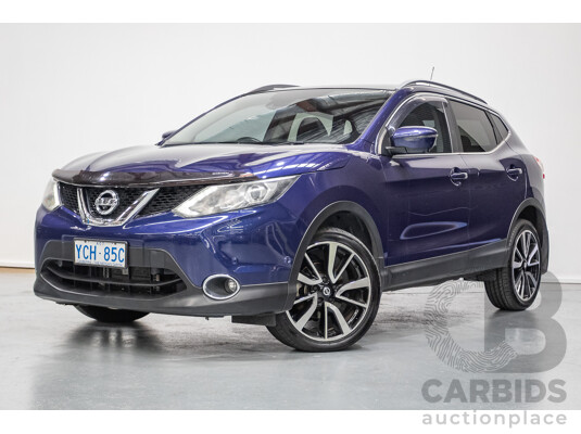 07/2016 Nissan Qashqai Ti J11 4D Wagon Ink Blue Metallic 2.0L