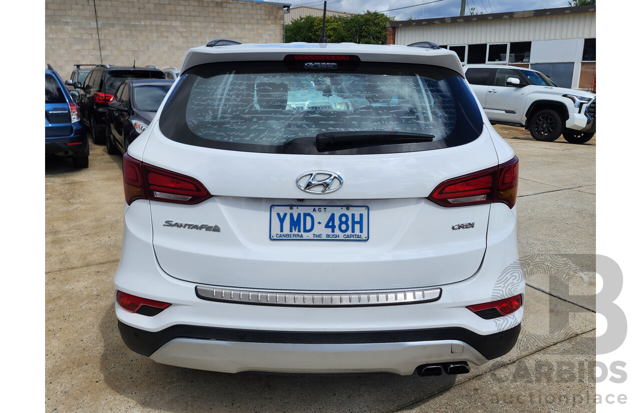 10/2016 Hyundai Santa Fe Active CRDi (4x4) DM SERIES II (DM3) 4d Wagon White 2.2L