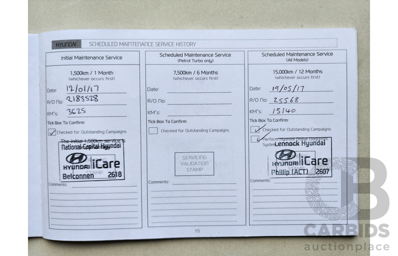 10/2016 Hyundai Santa Fe Active CRDi (4x4) DM SERIES II (DM3) 4d Wagon White 2.2L