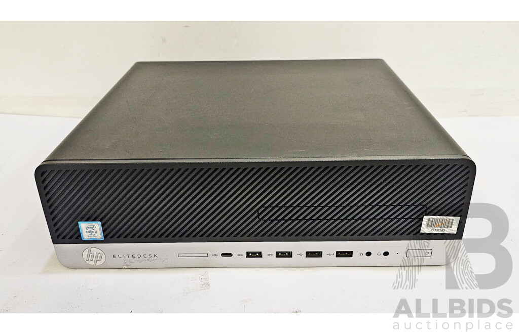 HP EliteDesk 800 G5 SFF Intel Core I7 (9700) 3.00GHz-4.70GHz 8-Core CPU Desktop PC