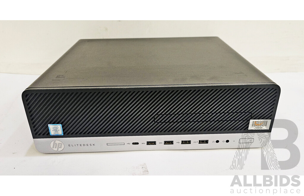 HP EliteDesk 800 G5 SFF Intel Core I7 (9700) 3.00GHz-4.70GHz 8-Core CPU Desktop PC