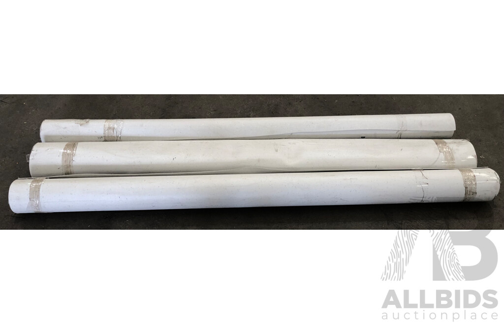 Three Rolls of Electrostatic Discharge 2mm Linoleum Flooring - New