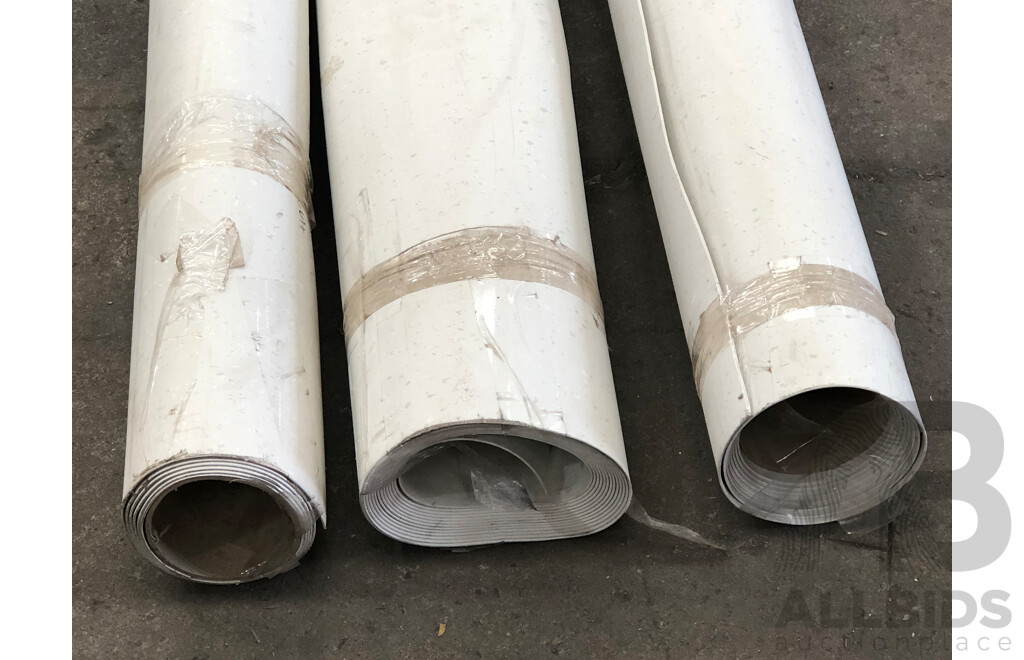 Three Rolls of Electrostatic Discharge 2mm Linoleum Flooring - New