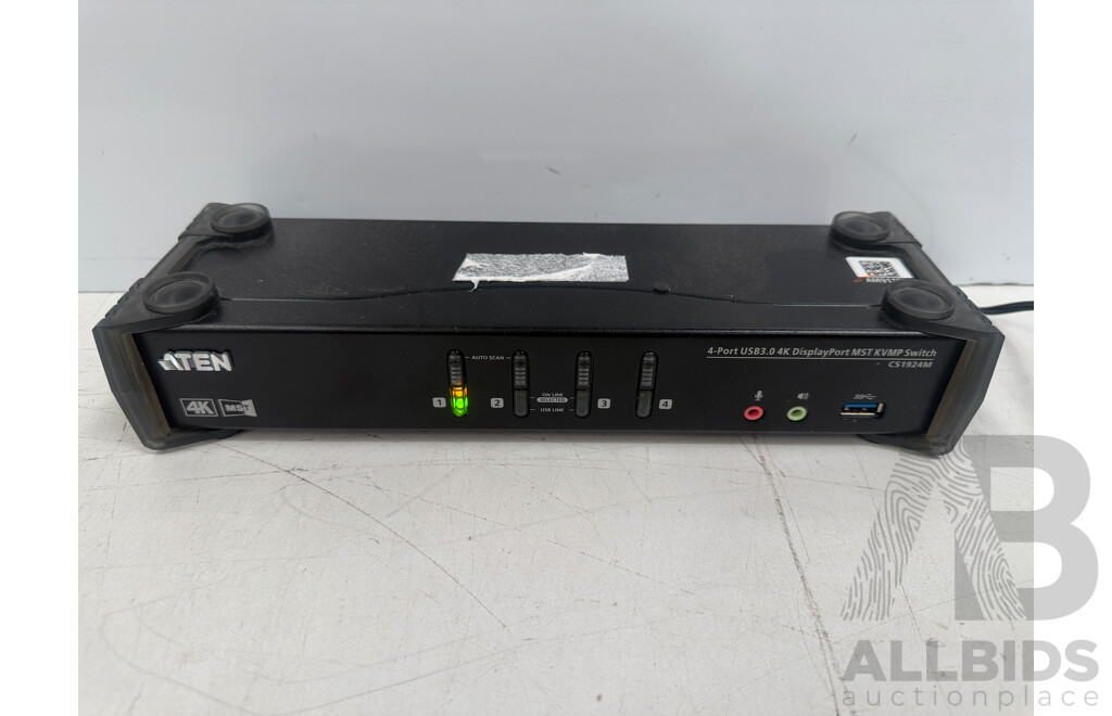 ATEN CS1924M 4-Port USB3.0 4K DisplayPort MST KVMP Switch