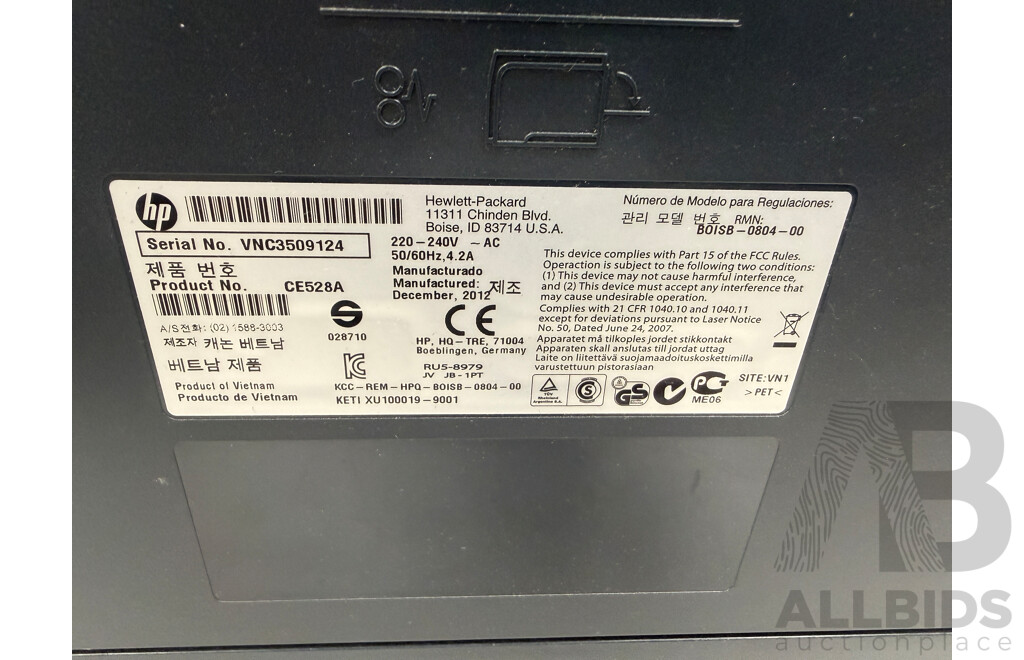 HP Laser Jet P3015 Printer