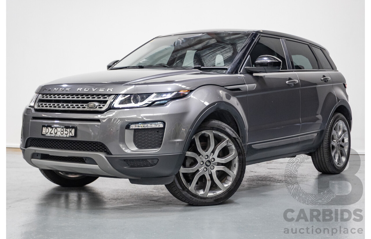 8/2017 Range Rover Evoque TD4 150 SE (AWD) LV MY17 5D Wagon Ammonite Grey Metallic Turbo Diesel 2.0L