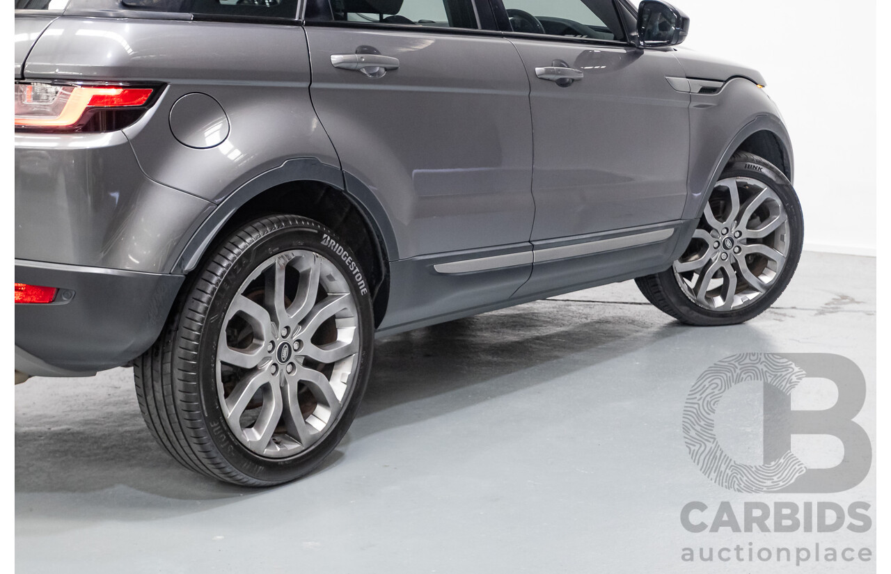 8/2017 Range Rover Evoque TD4 150 SE (AWD) LV MY17 5D Wagon Ammonite Grey Metallic Turbo Diesel 2.0L