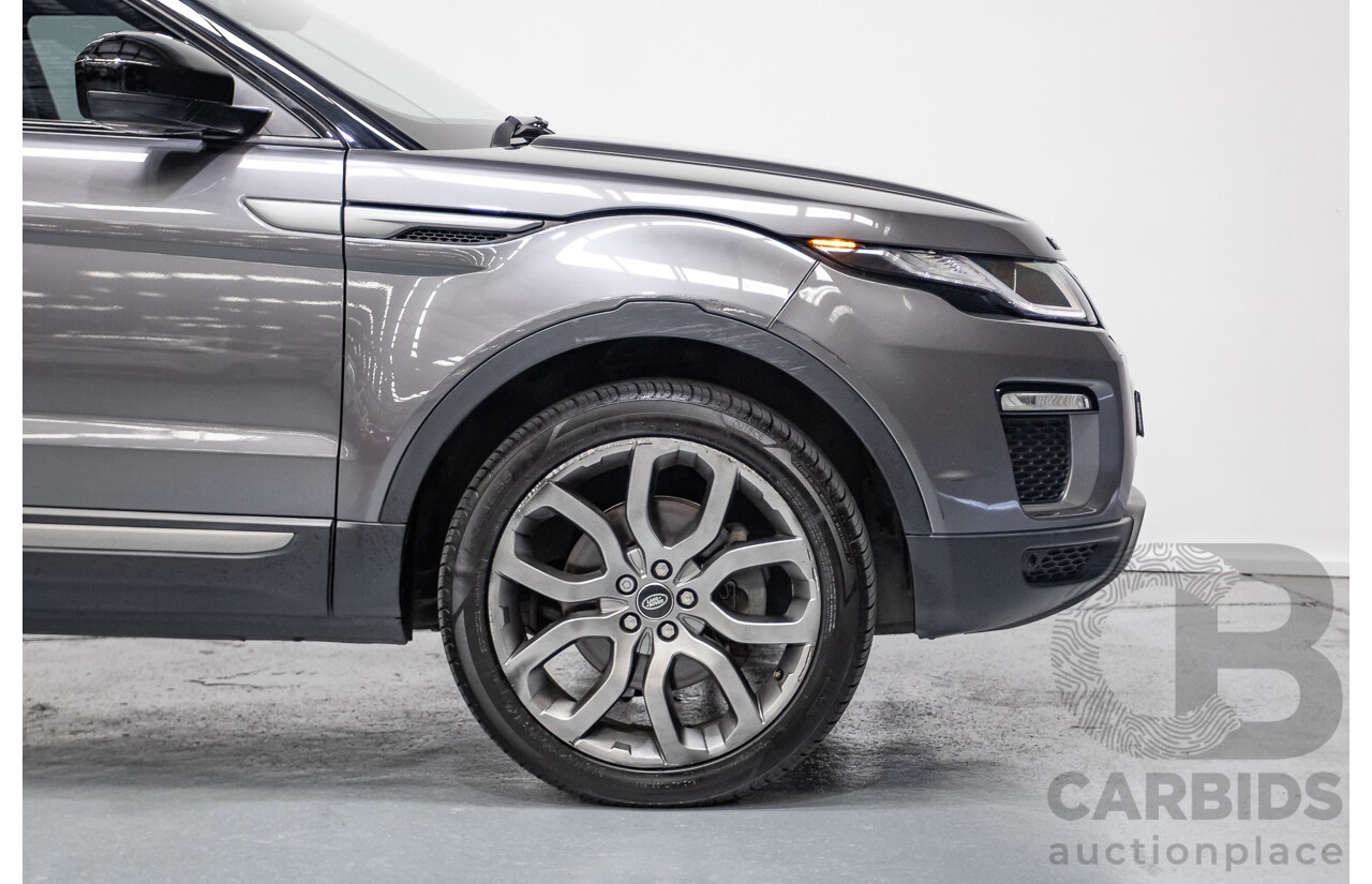 8/2017 Range Rover Evoque TD4 150 SE (AWD) LV MY17 5D Wagon Ammonite Grey Metallic Turbo Diesel 2.0L
