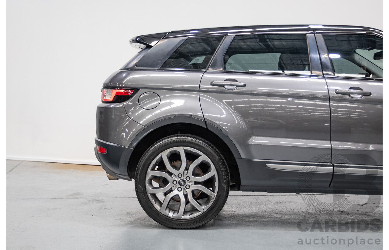 8/2017 Range Rover Evoque TD4 150 SE (AWD) LV MY17 5D Wagon Ammonite Grey Metallic Turbo Diesel 2.0L