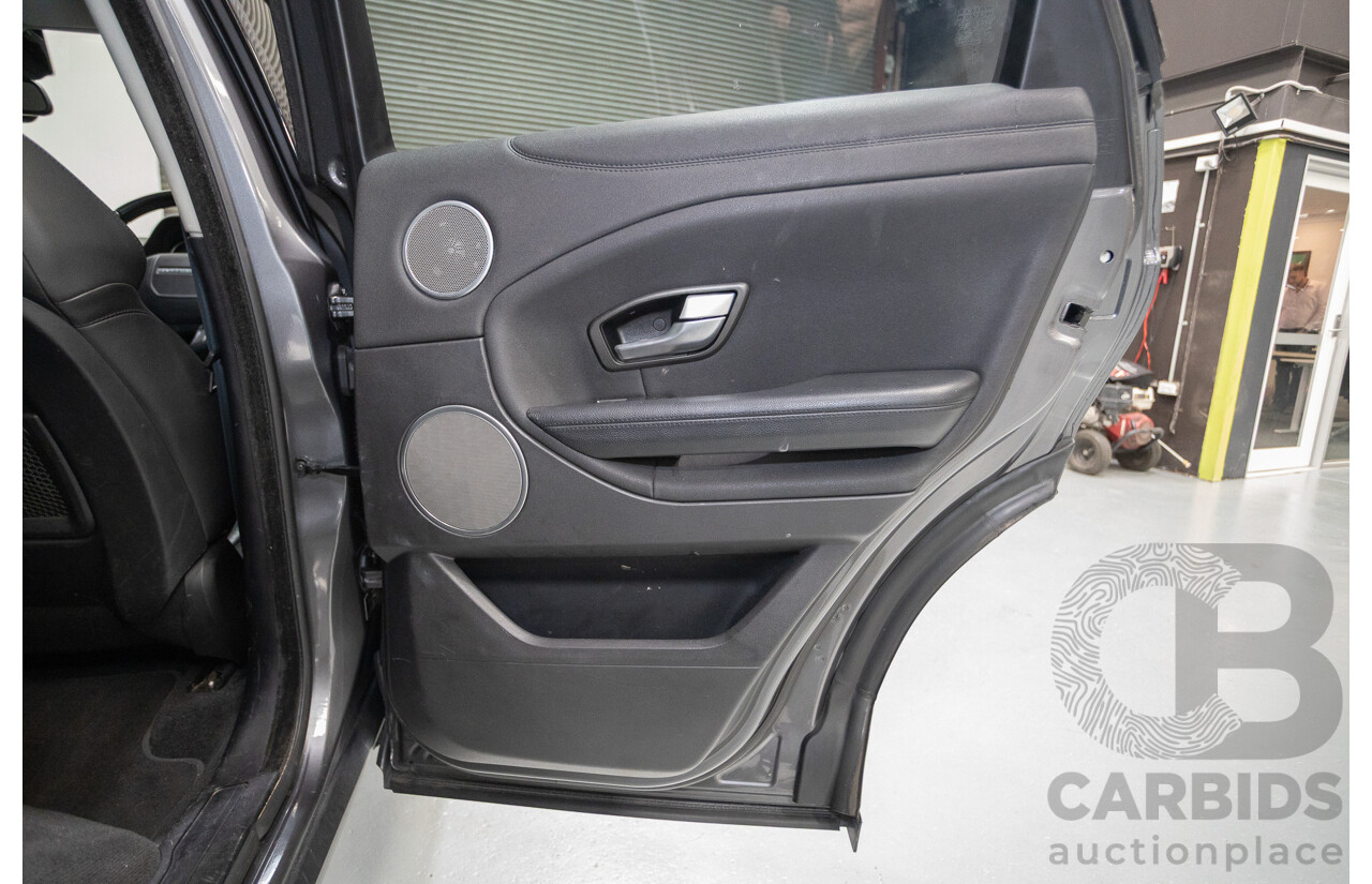 8/2017 Range Rover Evoque TD4 150 SE (AWD) LV MY17 5D Wagon Ammonite Grey Metallic Turbo Diesel 2.0L